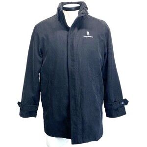 KINLOCH ANDERSON Men's Size Medium Full Zip Lined Utility Jacket Polyester